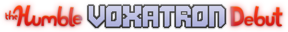 The Humble Voxatron Debut - logo