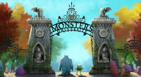 Monsters University art