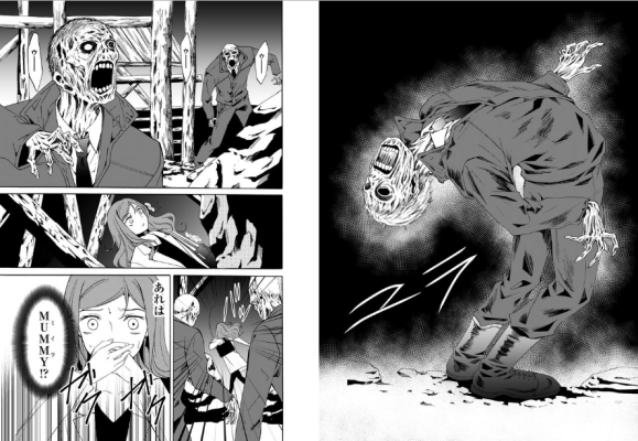 The Mummy Dark Stories manga feels familiar